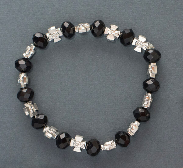 Бројаница  крст кристал