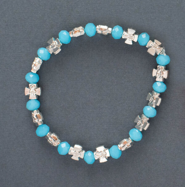 Бројаница  крст кристал