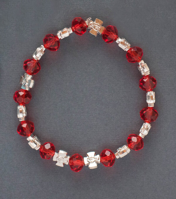 Бројаница  крст кристал