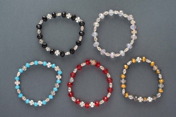 Бројаница  крст кристал