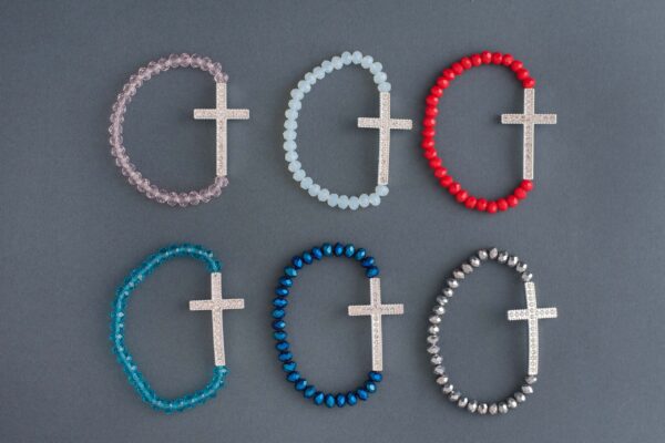 Бројаница велики крст кристал